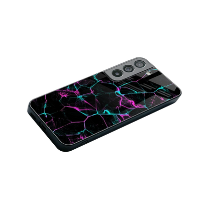 Nebula Veins stylish phone case for samsung galaxy s22 | glossy glass and slim fit
