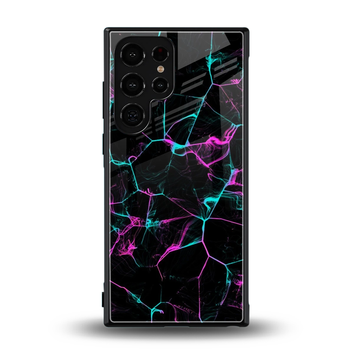 Nebula Veins back phone cover | glass case for samsung galaxy s23 ultra