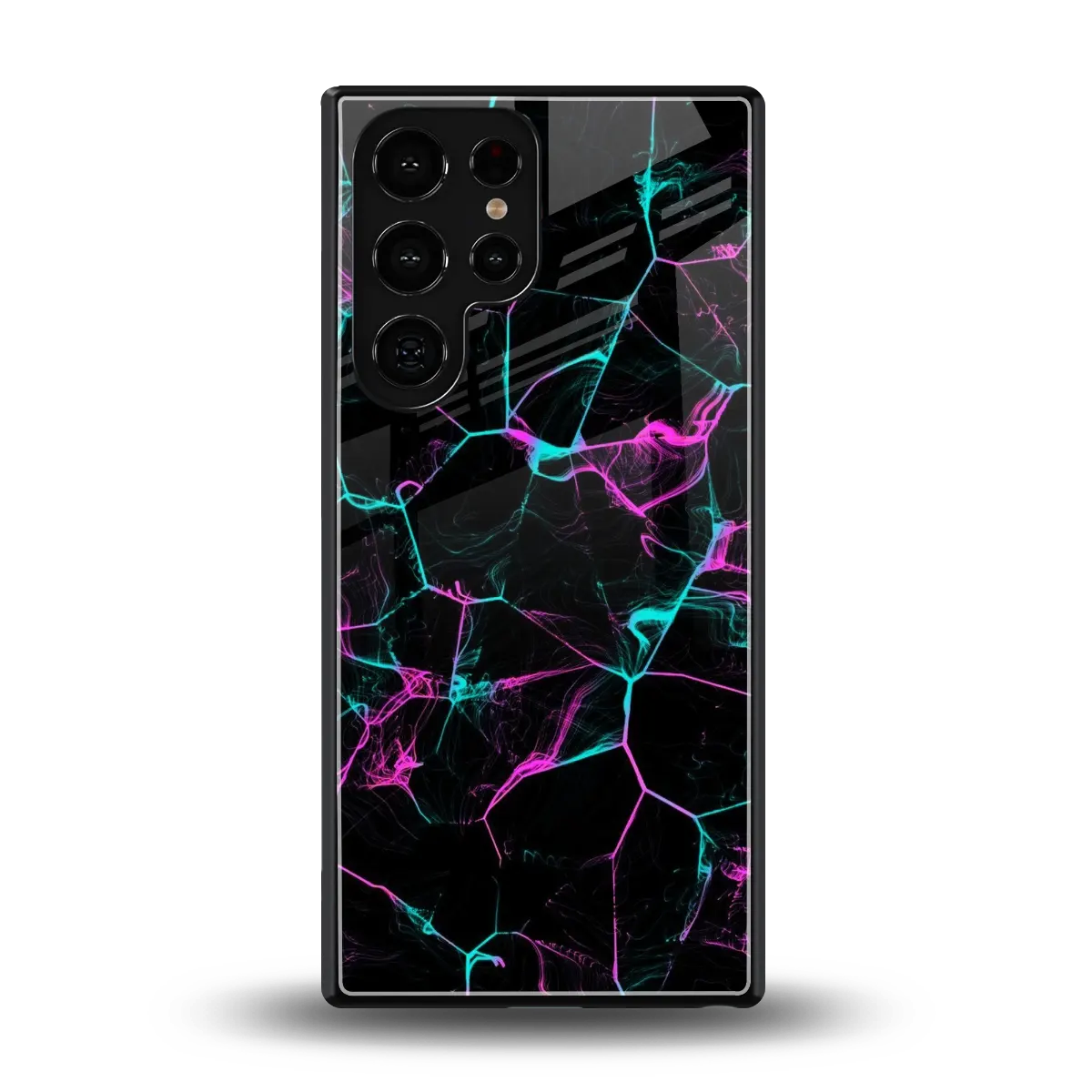 Nebula Veins back phone cover | glass case for samsung galaxy s25 ultra