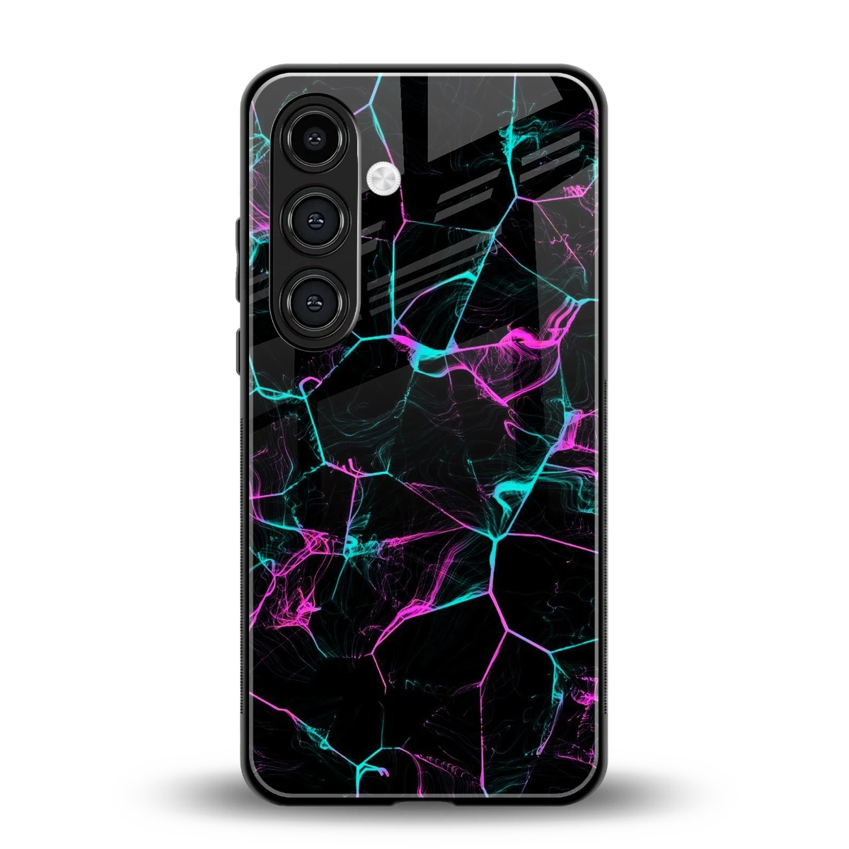 Nebula Veins back phone cover | glass case for samsung galaxy s25