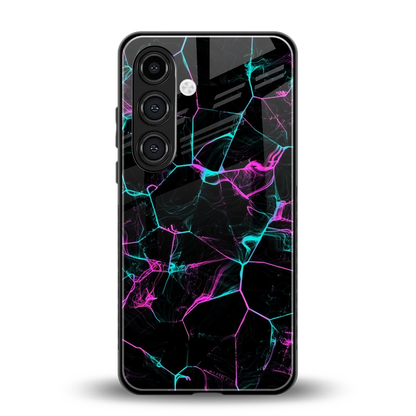 Nebula Veins back phone cover | glass case for samsung galaxy s24