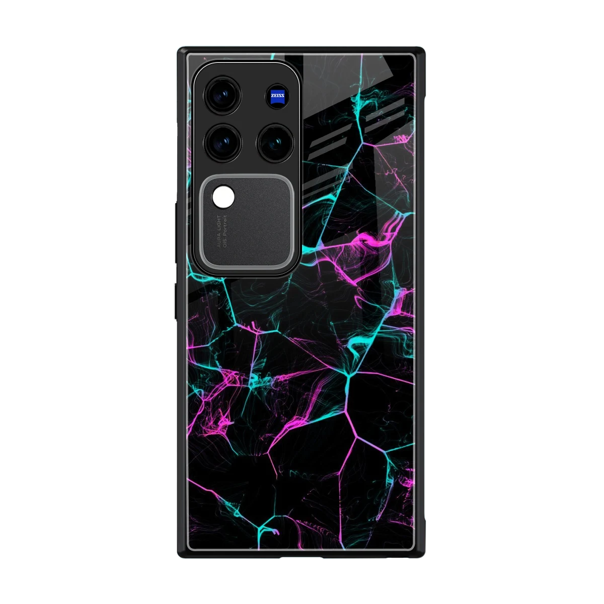 Nebula Veins back phone cover | glass case forvivo v30 pro