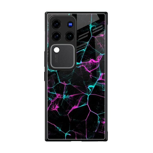 Nebula Veins back phone cover | glass case forvivo v30 pro