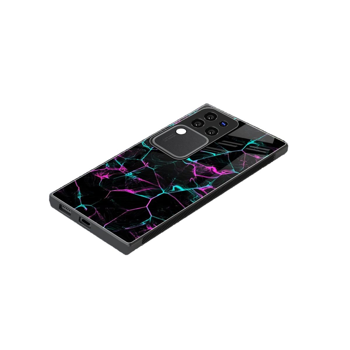 Nebula Veins stylish phone case forvivo v30 pro | glossy glass and slim fit