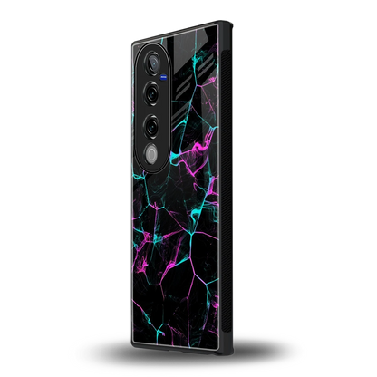Nebula Veins vivo v40 pro mobile cover | shockproof glass phone case