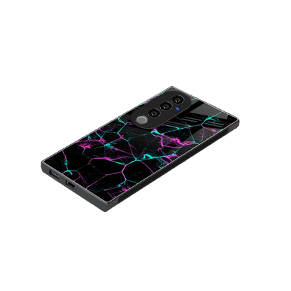 Nebula Veins stylish phone case for vivo v40 pro | glossy glass and slim fit