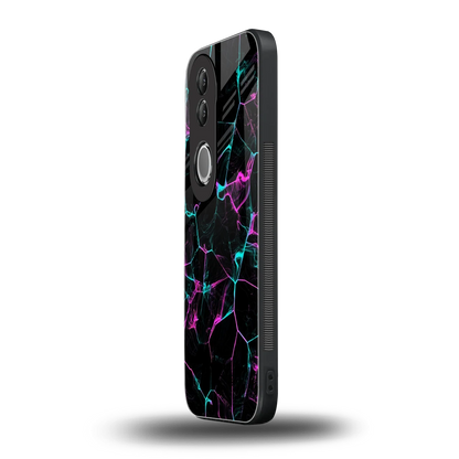 Nebula Veins vivo v50 mobile cover | shockproof glass phone case