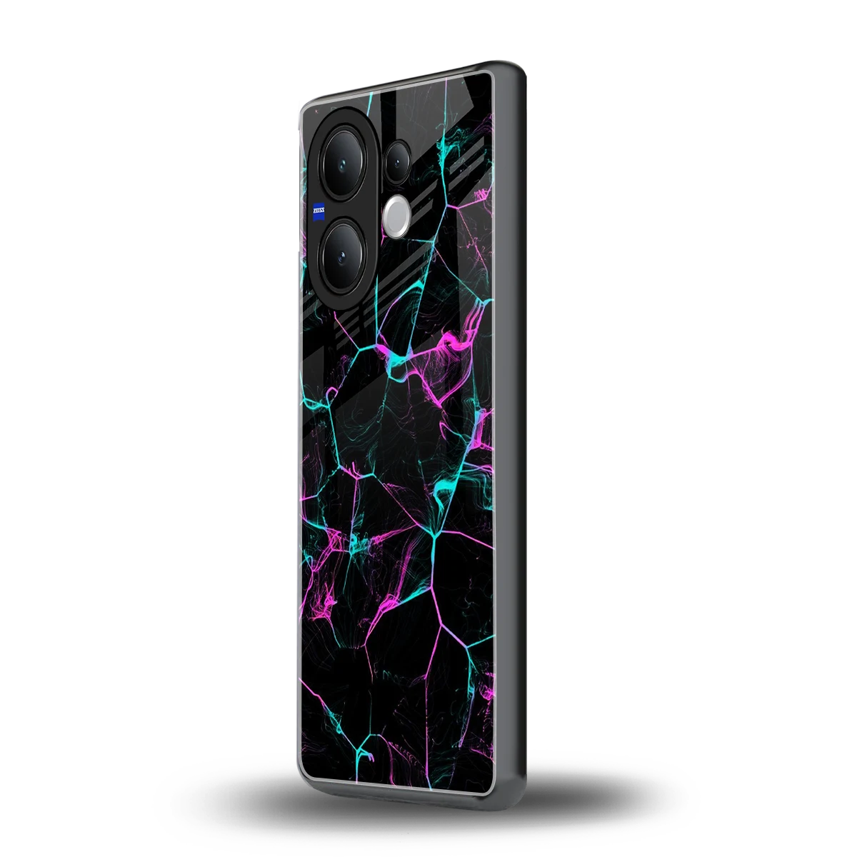 Nebula Veins vivo v60 mobile cover | shockproof glass phone case