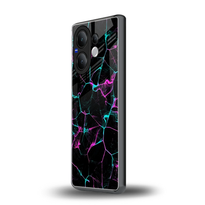 Nebula Veins vivo v60 mobile cover | shockproof glass phone case