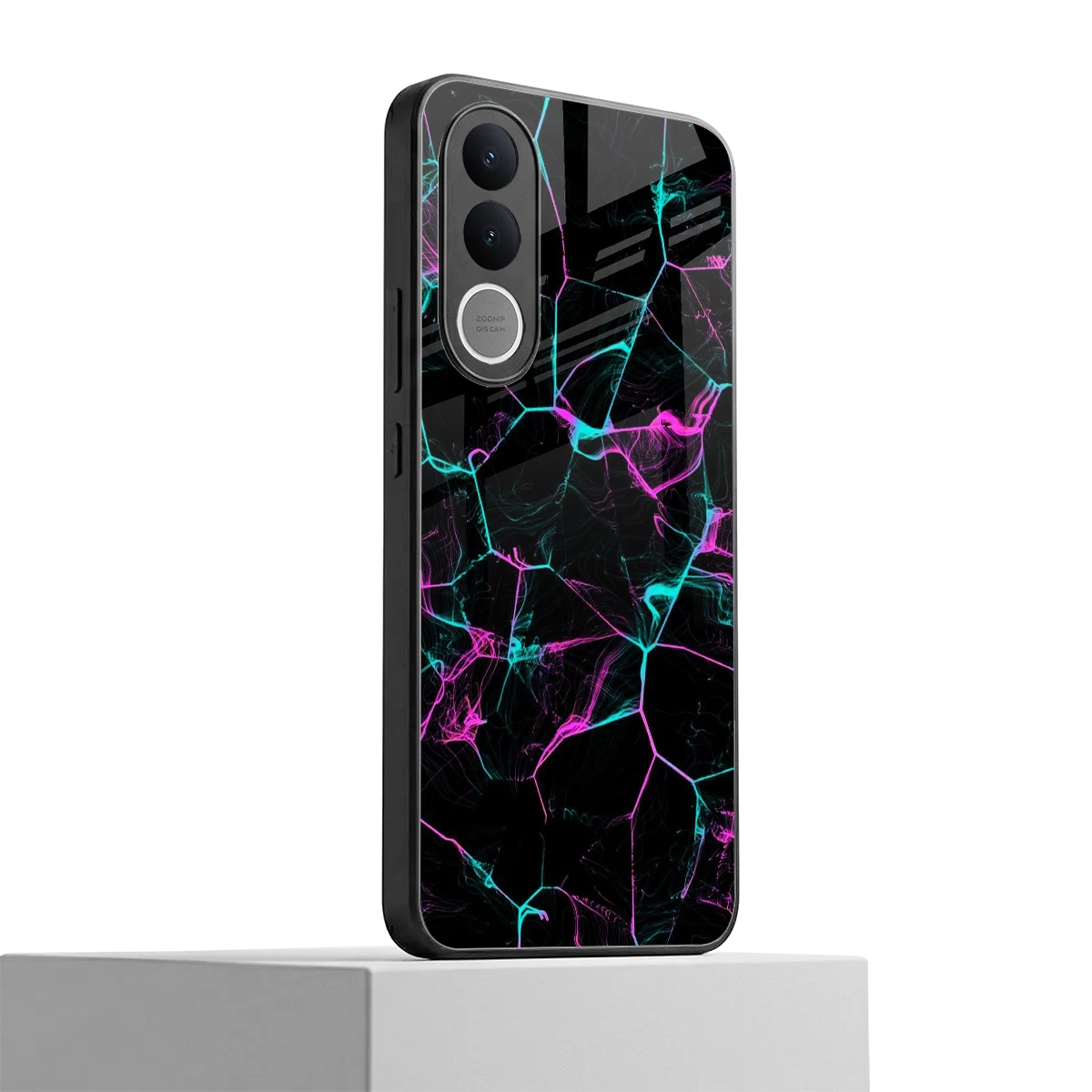 Nebula Veins vivo v70 fe mobile cover | shockproof glass phone case