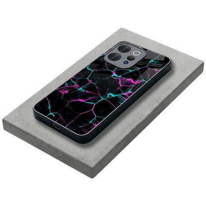 Nebula Veins stylish phone case for vivo v70 elite | glossy glass and slim fit