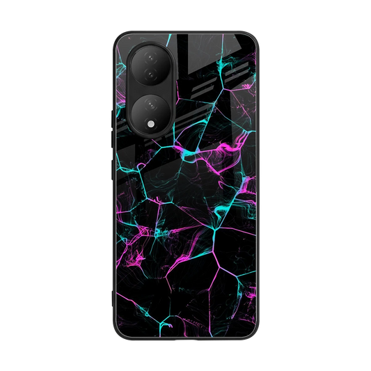Nebula Veins back phone cover | glass case for Vivo-y100