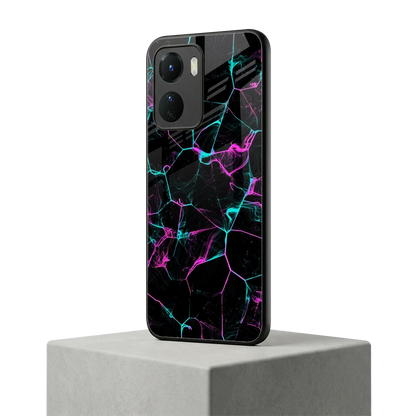 Nebula Veins vivo y16 mobile cover | shockproof glass phone case
