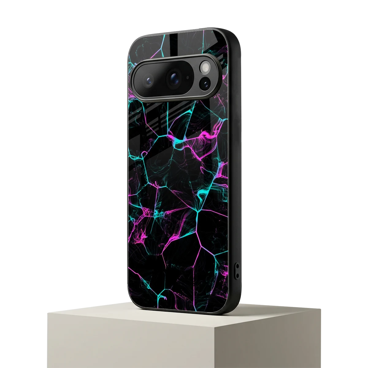Nebula Veins google pixel 10 pro mobile cover | shockproof glass phone case