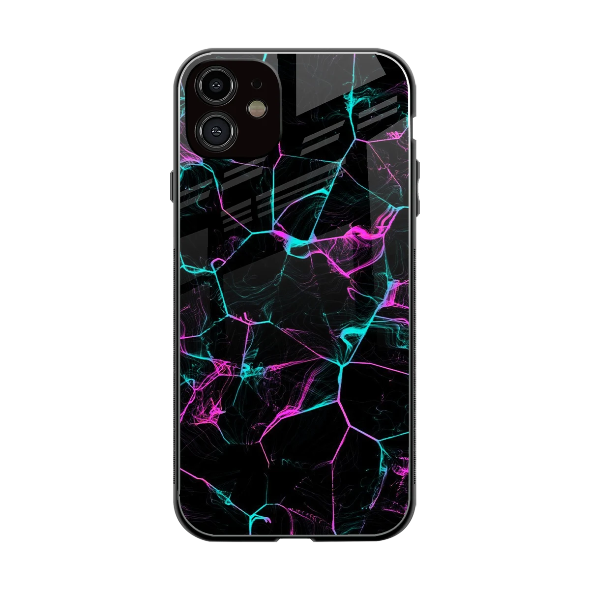 Nebula Veins back phone cover | glass case for iphone 12