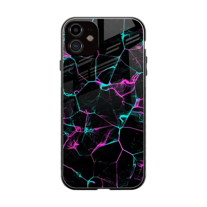 Nebula Veins back phone cover | glass case for iphone 12