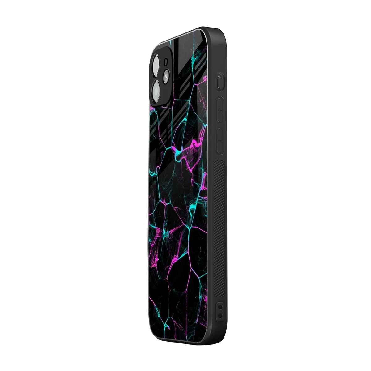 Nebula Veins iphone 12 mobile cover | shockproof glass phone case