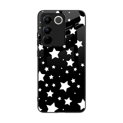 Nebula back phone cover | glass case for vivo v27 5g