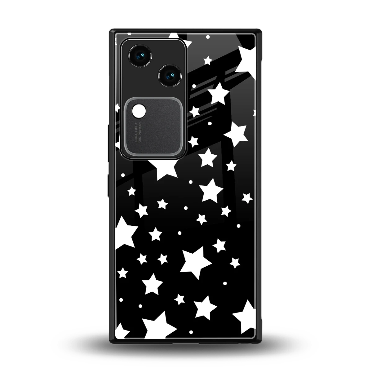 Nebula back phone cover | glass case for vivo v30