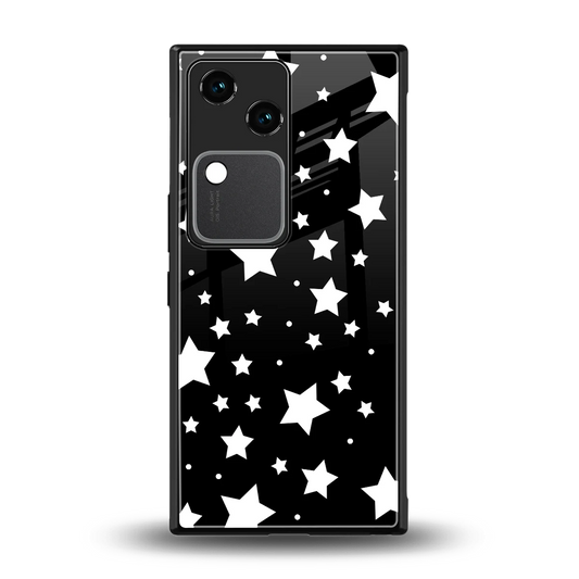 Nebula back phone cover | glass case for vivo v30