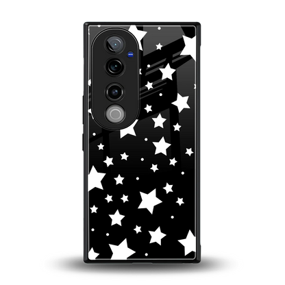 Nebula back phone cover | glass case for vivo v40 pro