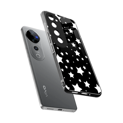 Nebula sleek vivo v40 pro cover with tempered glass back and TPU edges