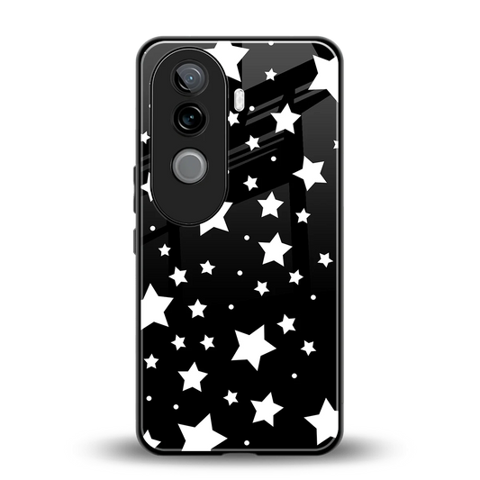 Nebula back phone cover | glass case for vivo v40e