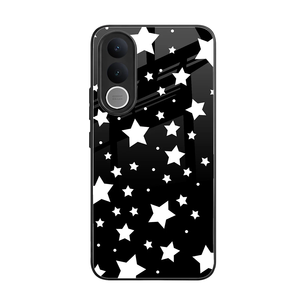 Nebula back phone cover | glass case for vivo v70 fe