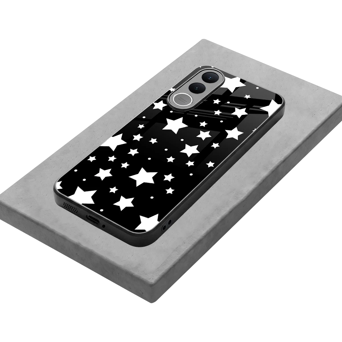 Nebula stylish phone case for vivo v70 fe | glossy glass and slim fit