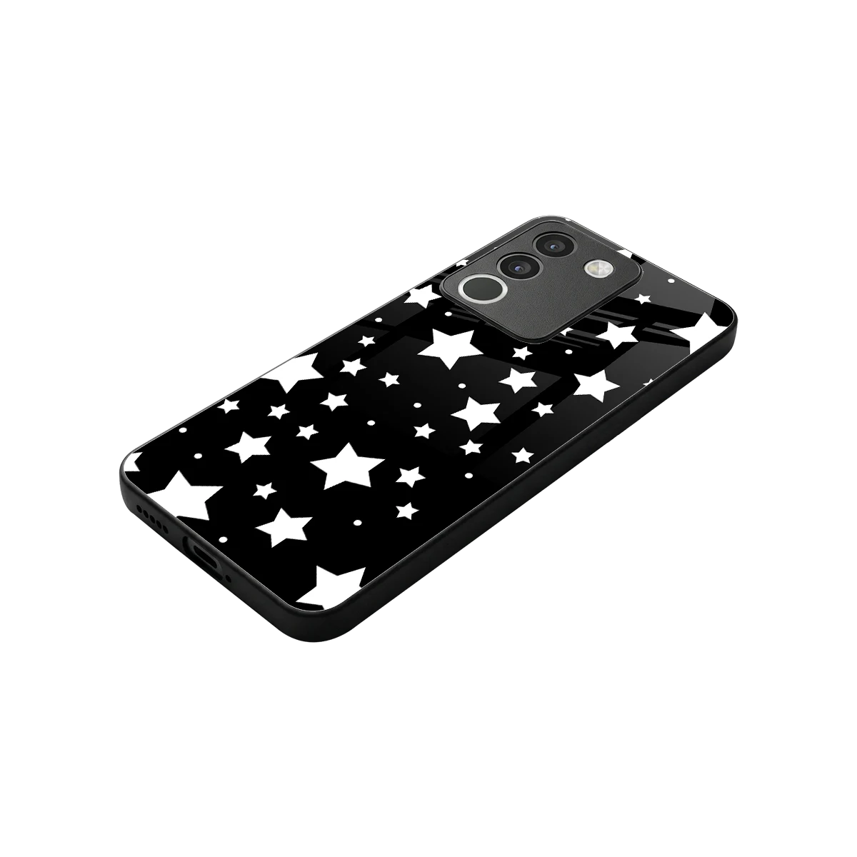 Nebula stylish phone case for vivo y200 5g | glossy glass and slim fit