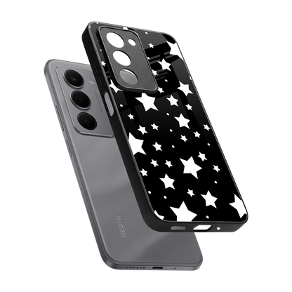 Nebula sleek redmi 15 5g cover with tempered glass back and TPU edges
