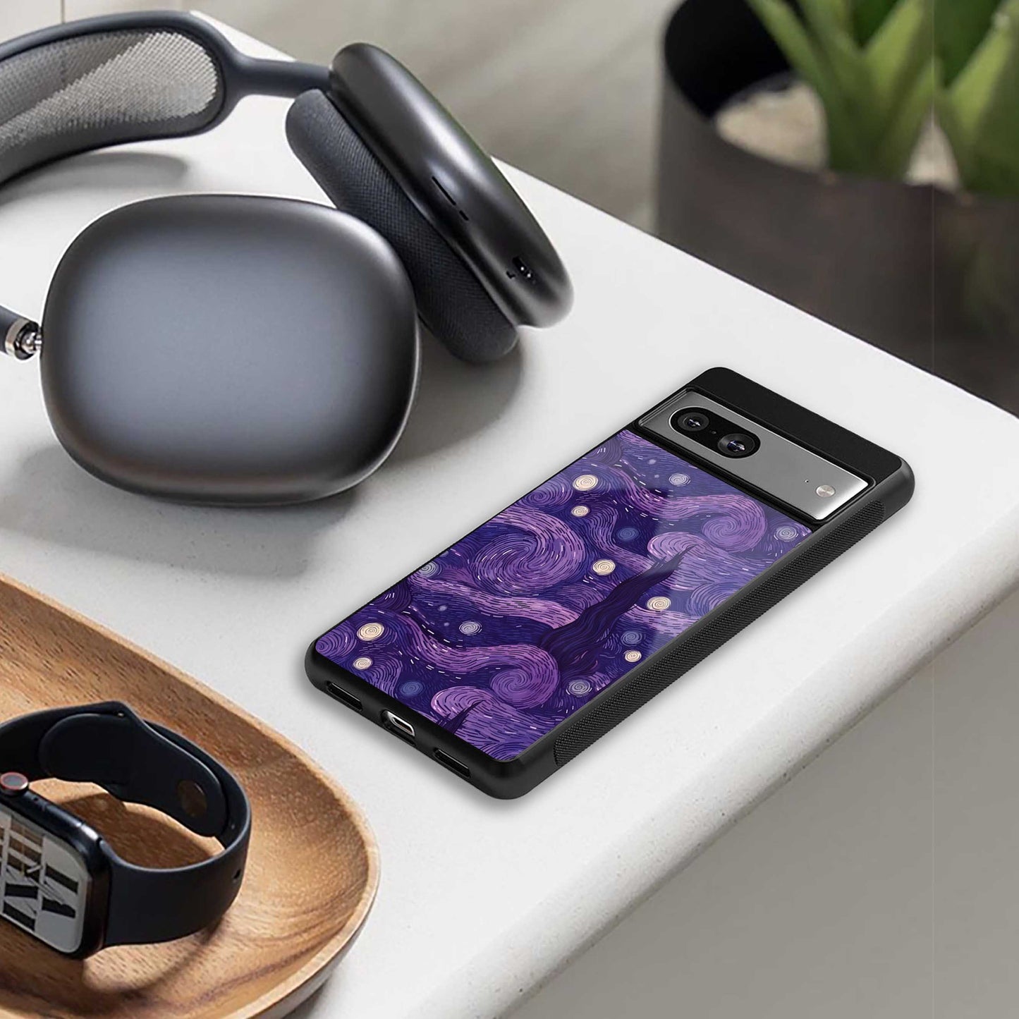 Nebula Galaxy Phone Case for Iphone 16 | Glass Case