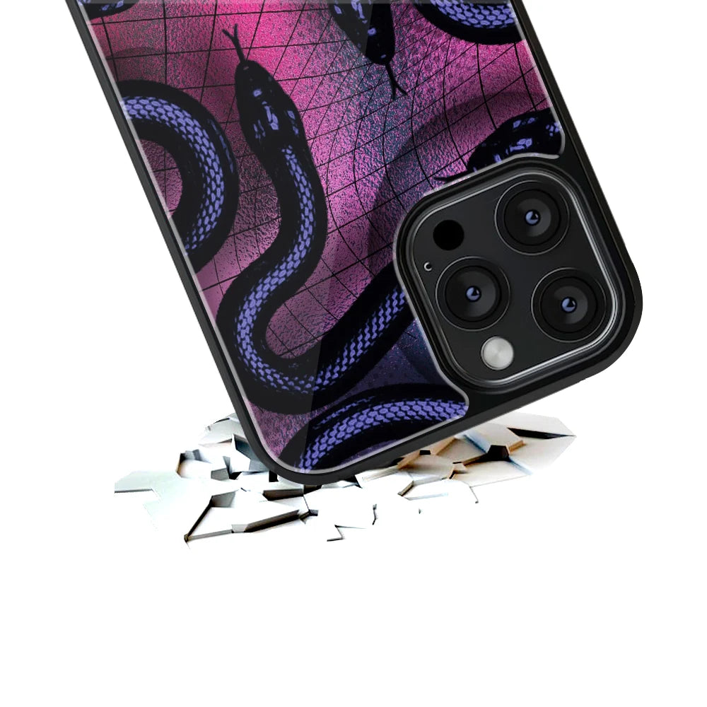 Durable Glass Back Mobile Case for iPhone, Samsung, OnePlus, Google Pixel, Redmi, Vivo, Oppo