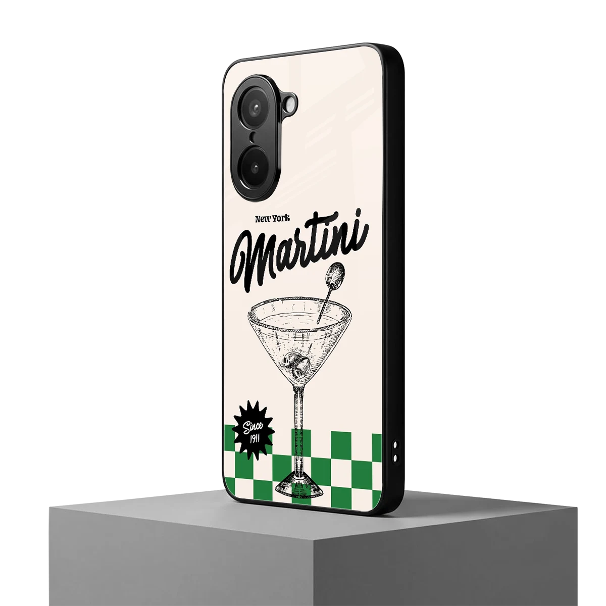 Newyork Martini oneplus nord ce5 5g mobile cover | shockproof glass phone case