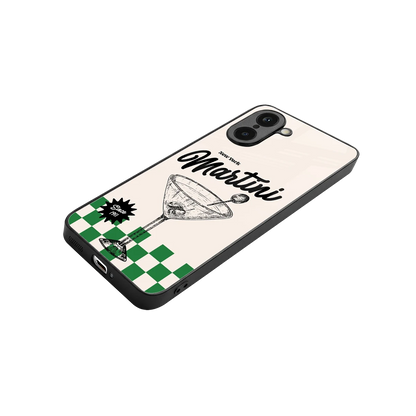 Newyork Martini stylish phone case for oneplus nord ce5 5g | glossy glass and slim fit