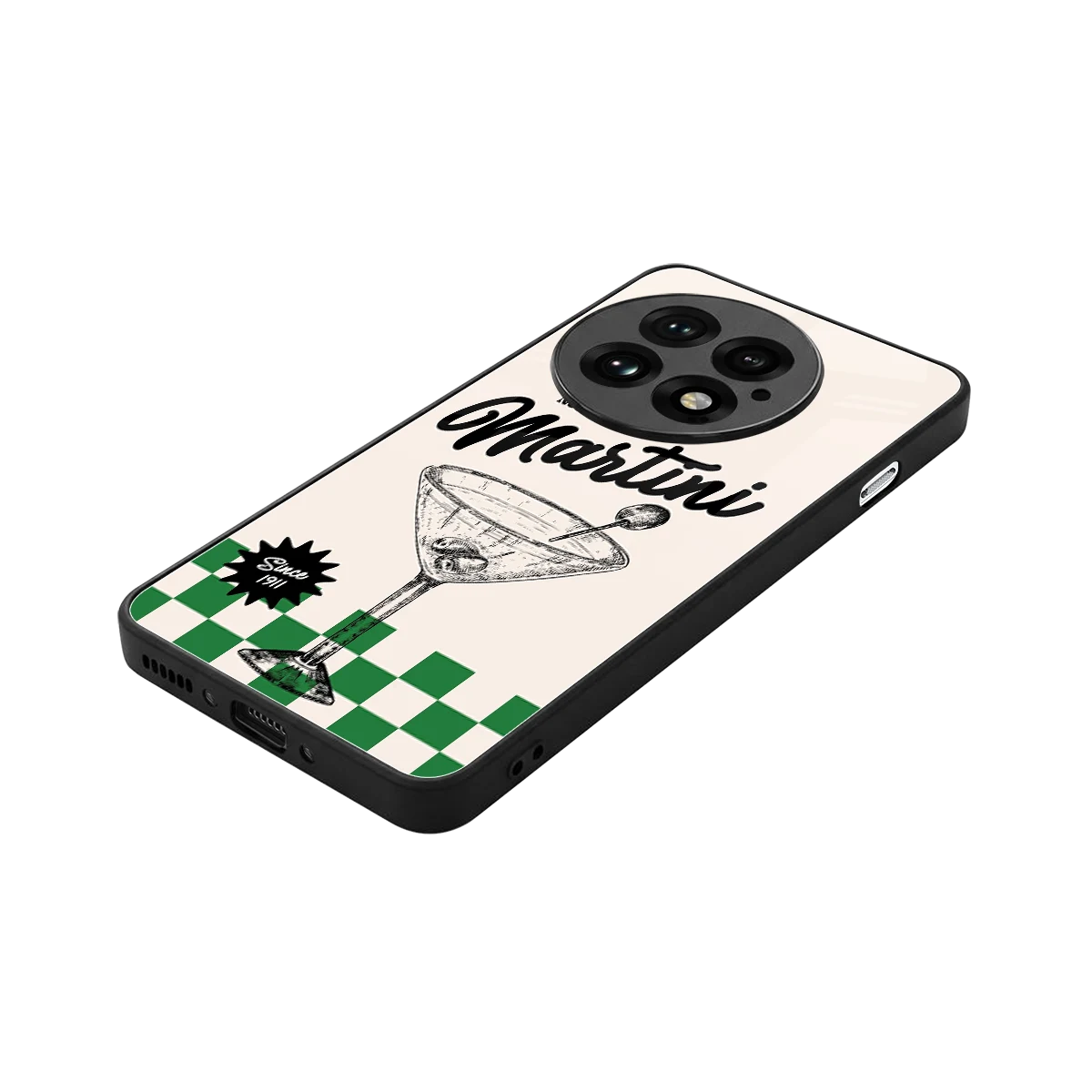 Newyork Martini stylish phone case for oneplus 13 | glossy glass and slim fit