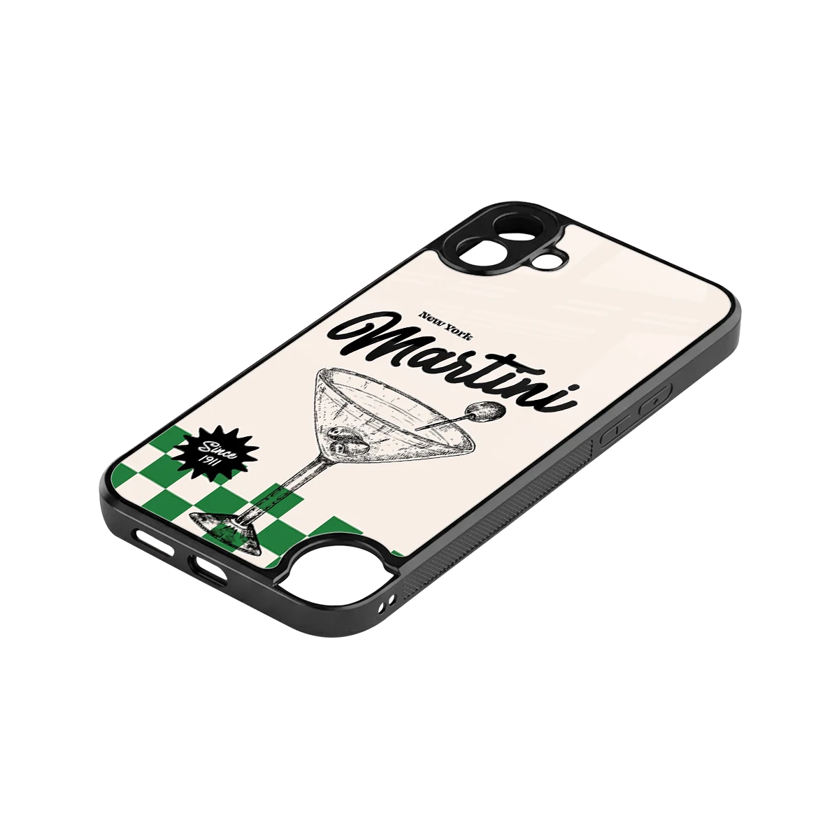 Newyork Martini stylish phone case for cmf nothing phone 1 | glossy glass and slim fit
