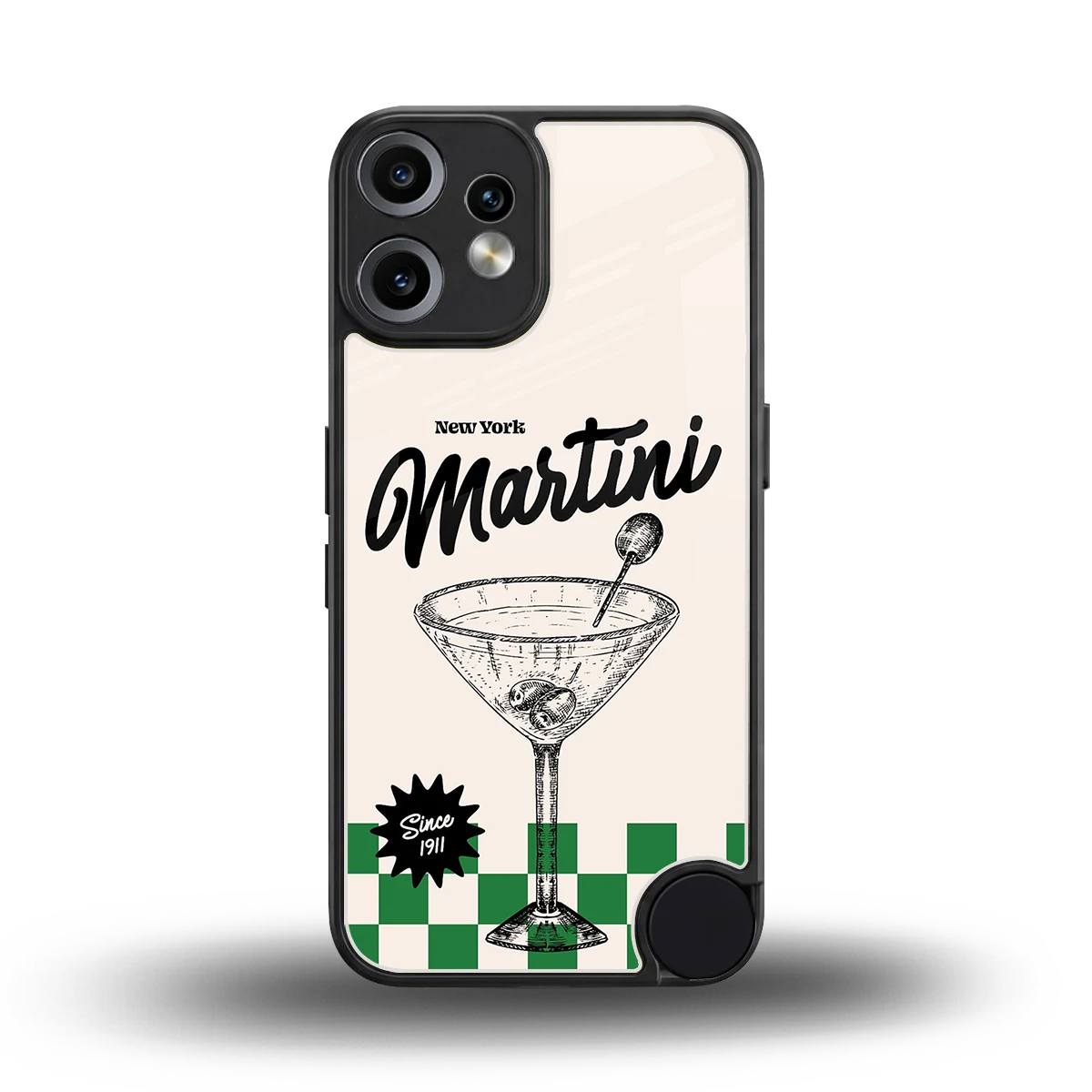 Newyork Martini back phone cover | glass case for cmf nothing phone 2 pro