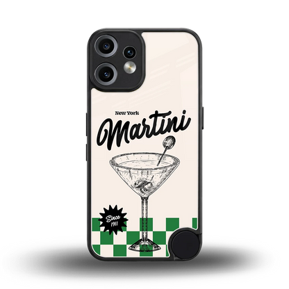 Newyork Martini back phone cover | glass case for cmf nothing phone 2 pro