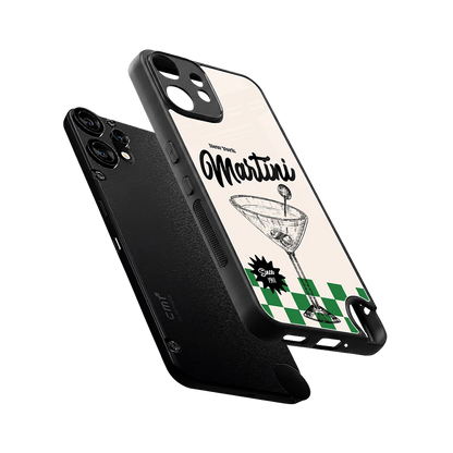 Newyork Martini sleek cmf nothing phone 2 pro cover with tempered glass back and TPU edges