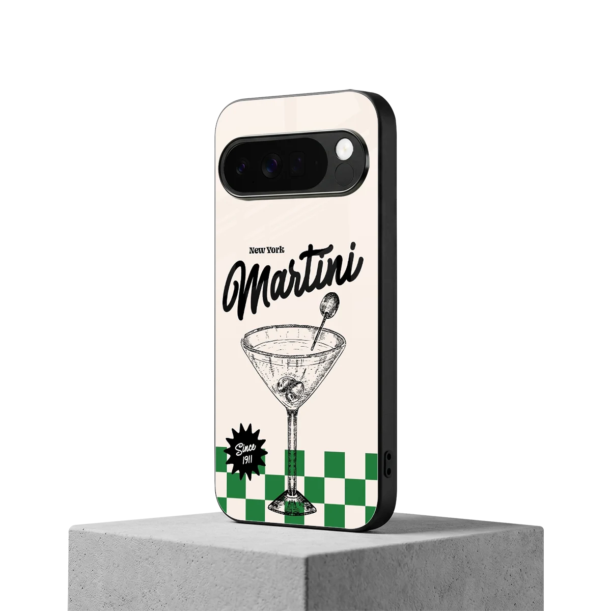 Newyork Martini google pixel 10 pro xl mobile cover | shockproof glass phone case