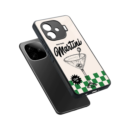Newyork Martini sleek iqoo neo 10r 5g cover with tempered glass back and TPU edges