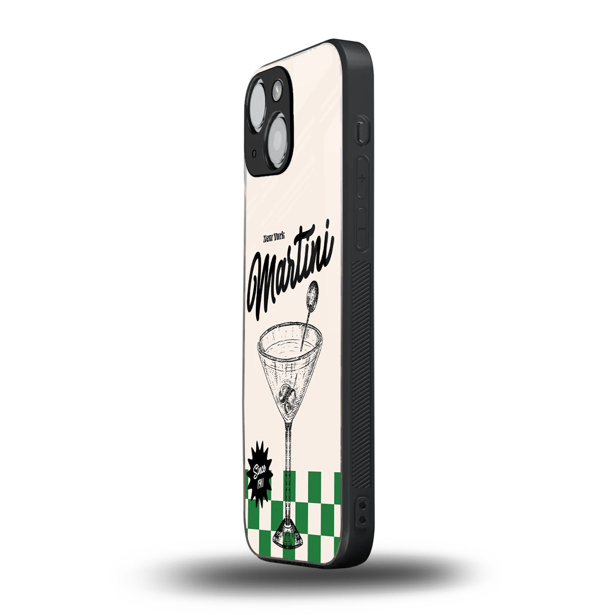 Newyork Martini iphone 12 mini mobile cover | shockproof glass phone case