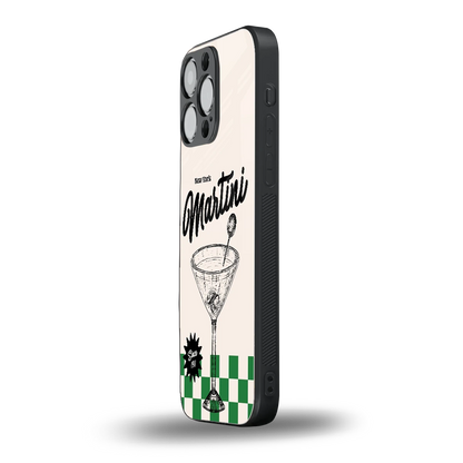 Newyork Martini iphone 15 pro max mobile cover | shockproof glass phone case