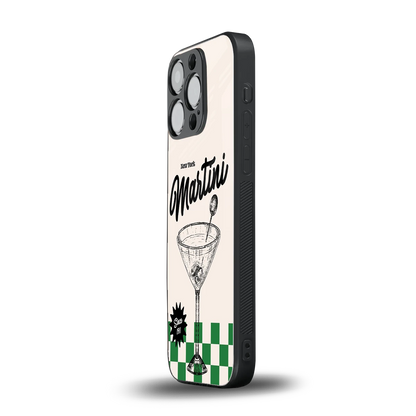 Newyork Martini iphone 15 pro mobile cover | shockproof glass phone case