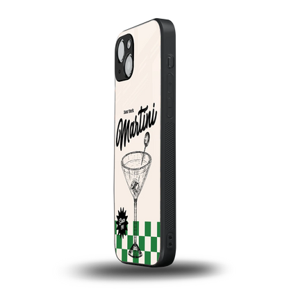 Newyork Martini iphone 15 mobile cover | shockproof glass phone case