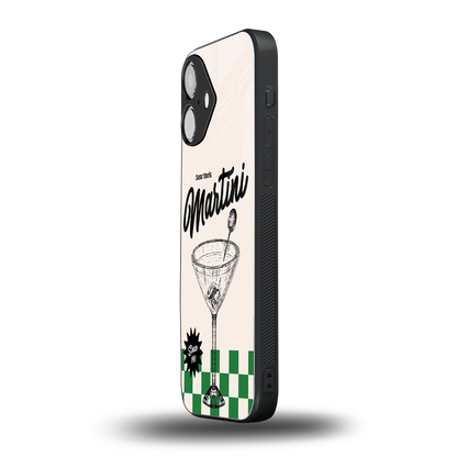 Newyork Martini Phone Case for Iphone 16 | Glass Case