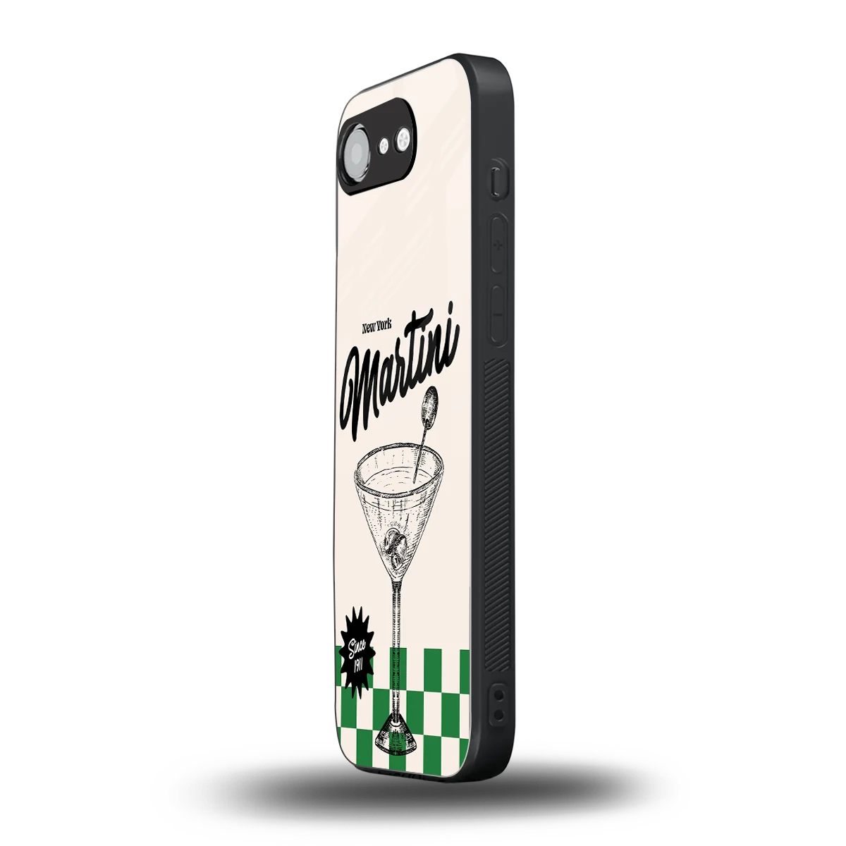 Newyork Martini iphone 17e mobile cover | shockproof glass phone case