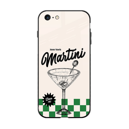 Newyork Martini back phone cover | glass case for iphone 6s plus