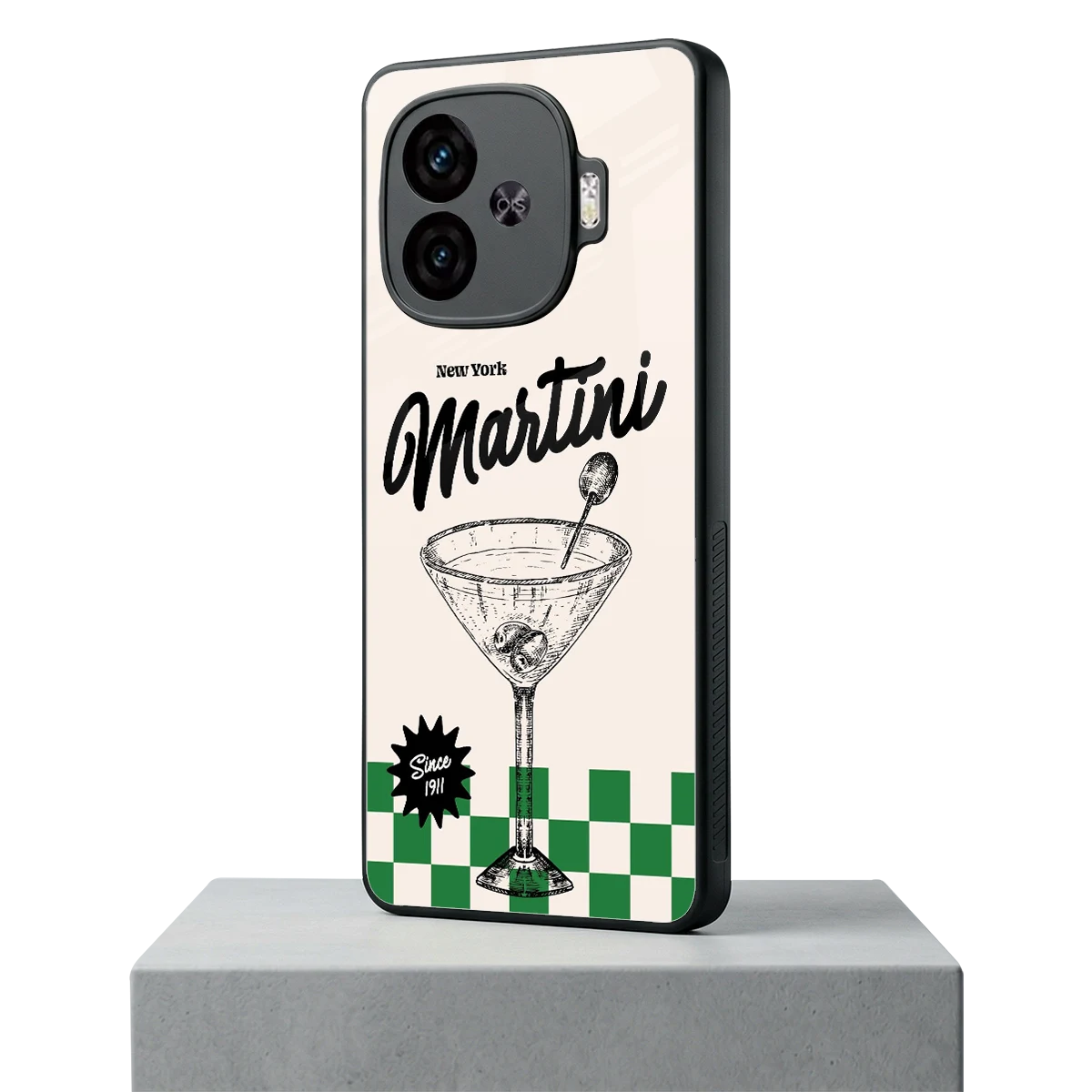 Newyork Martini iqoo neo 10r 5g mobile cover | shockproof glass phone case